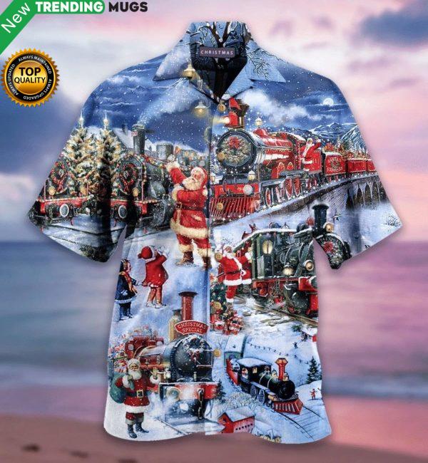 Train To Christmas Hawaiian Shirt Jisubin Apparel