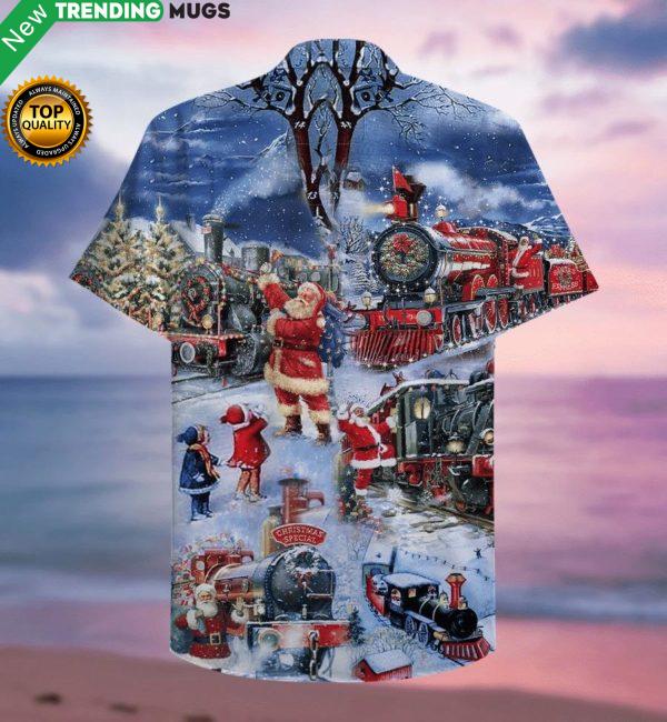 Train To Christmas Hawaiian Shirt Jisubin Apparel