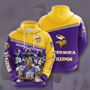NFL Minnesota Vikings 3D Hoodie Jisubin Apparel