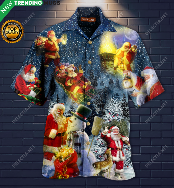 Magical Christmas Santa Claus Hawaiian Shirt Jisubin Apparel