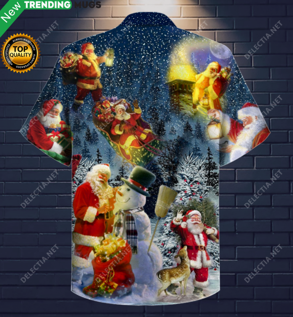 Magical Christmas Santa Claus Hawaiian Shirt Jisubin Apparel