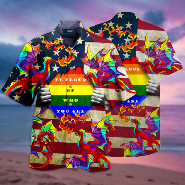 Amazing Rainbow Dragon Hawaiian Shirt Jisubin Apparel
