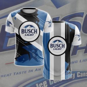 3D All Over Printed Busch Light Shirt Jisubin Apparel