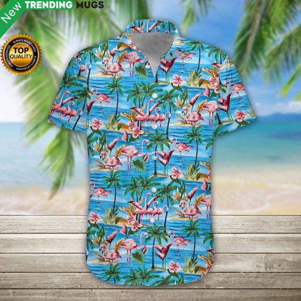 Flamingo Hawaiian Shirt Jisubin Apparel