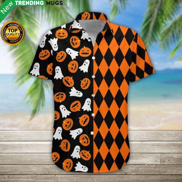 Boo Pumpkin Halloween Hawaiian Shirt Jisubin Apparel