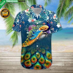 Peacock Hawaiian Shirt Jisubin Apparel