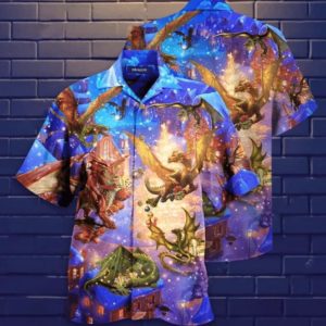 Believe In The Magic Of Christmas Dragon Hawaiian Shirt Jisubin Apparel