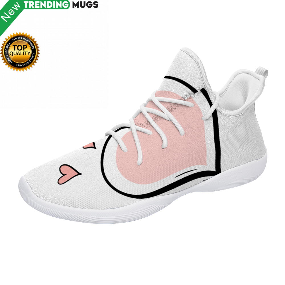 Pink gs valentines dynamic retro shoes basketball 12s sneakers cheap perfect quality Valentine'S Heart Sneakers