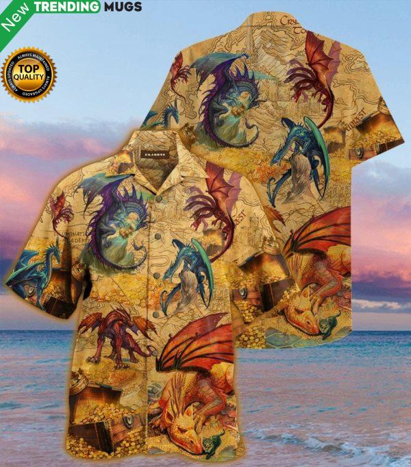 Every Treasure Is Guarded By Dragons Hawaiian Shirt Jisubin Apparel