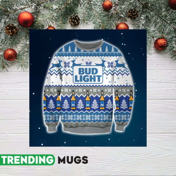 Bub Light Kniting Pattern 3D Print Ugly Sweater Jisubin Apparel