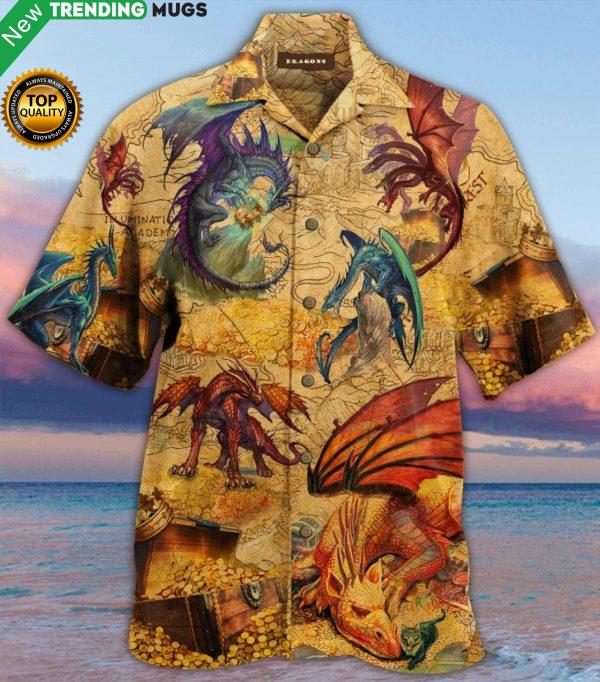 Every Treasure Is Guarded By Dragons Hawaiian Shirt Jisubin Apparel