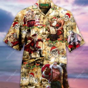 Pirate Santa Claus Christmas Hawaiian Shirt Jisubin Apparel
