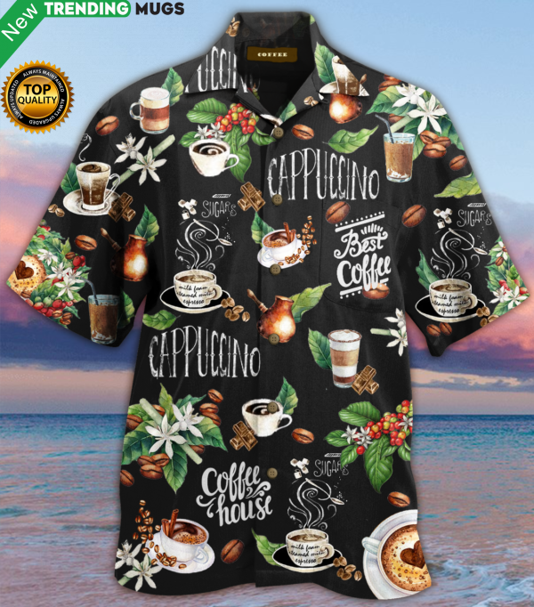 I Love Coffee Hawaiian Shirt Jisubin Apparel