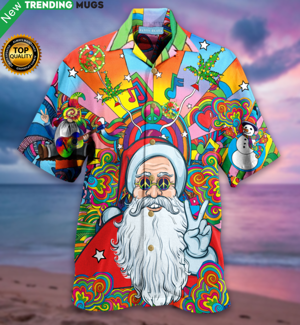 Merry PeaceMas Santa Claus Hawaiian Shirt Jisubin Apparel