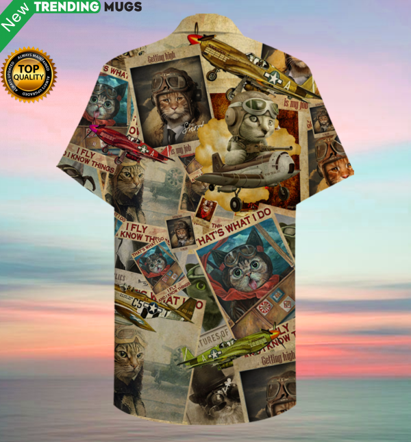 Amazing Pilot Cat Hawaiian Shirt Jisubin Apparel