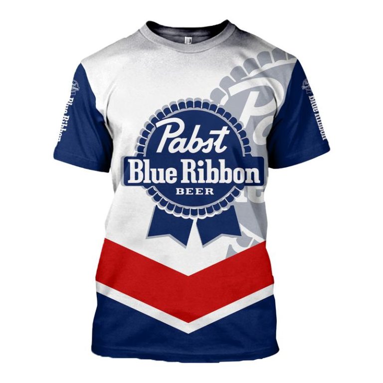 pabst blue ribbon button down shirt