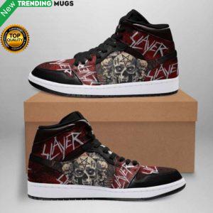 Slayer Jordan Sneaker Custom Jordan Shoe Sneaker Dakingmanstore Shoes & Sneaker