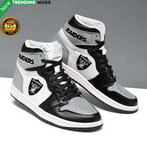 Oakland Raiders Grey Running Shoes Jordan Sneaker Shoes & Sneaker