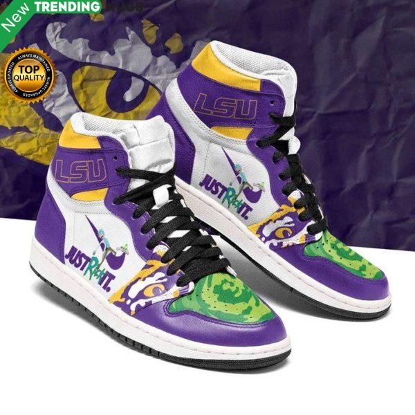 Rick And Morty Lsu Tigers Jordan Sneakers Custom Jordan Shoe Sneaker Shoes & Sneaker
