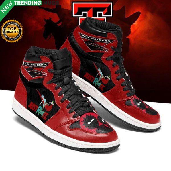 Rick And Morty Texas Tech Red Raiders Jordan Sneakers Custom Jordan Shoe Sneaker Shoes & Sneaker