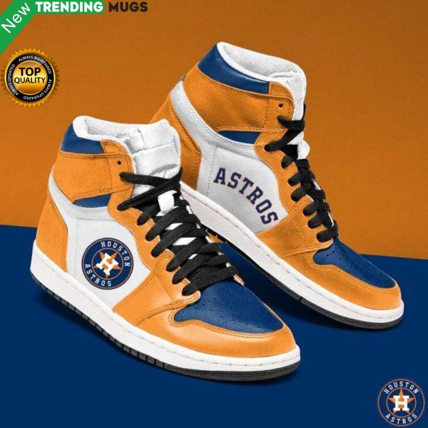 Houston Astros Mlb Men Jordan Shoes Unique Houston Astros Custom Sneaker Shoes & Sneaker