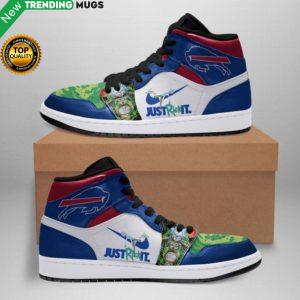 Rick And Morty Buffalo Bills Jordan Sneakers Custom Jordan Shoe Sneaker Shoes & Sneaker