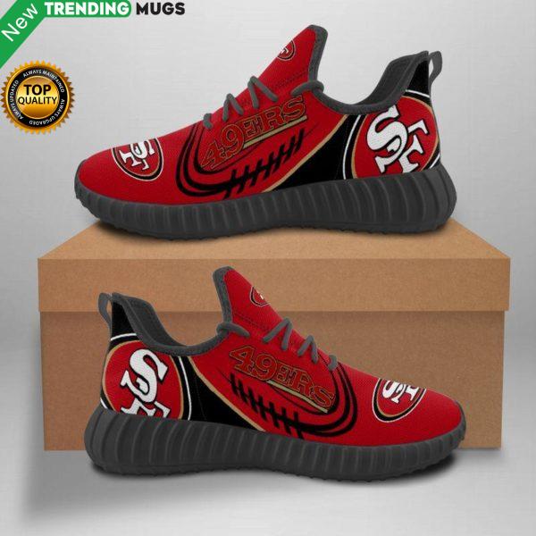 San Francisco 49Ers Unisex Sneakers New Sneakers Football Custom Shoes San Francisco 49Ers Yeezy Boost Shoes & Sneaker
