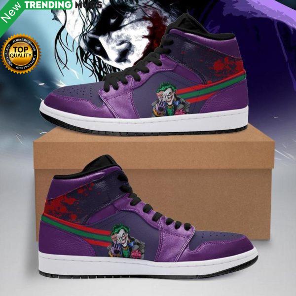 Joker Movie Men Jordan Shoes Unique Joker Custom Sneakers Shoes & Sneaker
