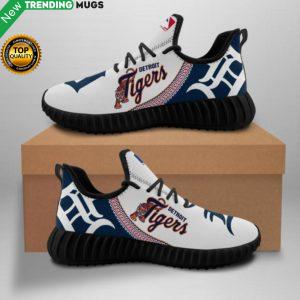 Detroit Tigers Unisex Sneakers New Sneakers Baseball Custom Shoes Detroit Tigers Yeezy Boost Shoes & Sneaker