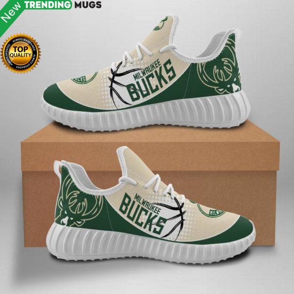 Milwaukee Bucks Unisex Sneakers New Sneakers Basketball Custom Shoes Milwaukee Bucks Yeezy Boost Shoes & Sneaker