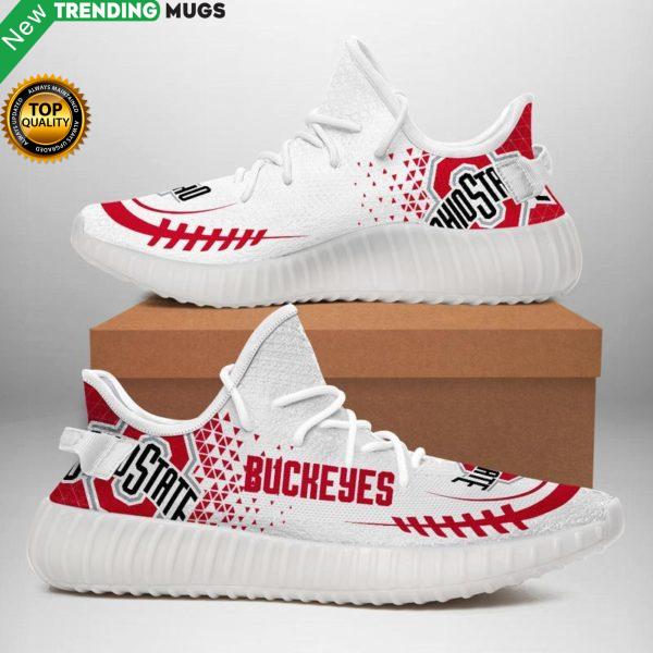 Ohio State Buckeyes Unisex Sneaker Football Custom Shoes Ohio State Buckeyes Yeezy Boost Shoes & Sneaker