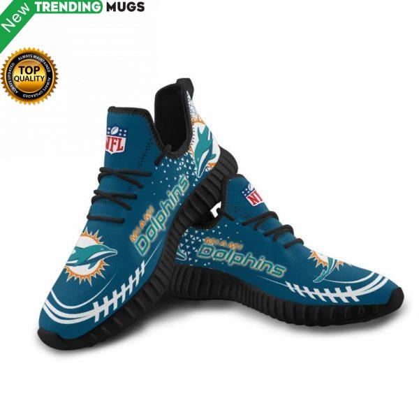 Miami Dolphins Unisex Sneakers New Sneakers Custom Shoes Football Yeezy Boost Shoes & Sneaker