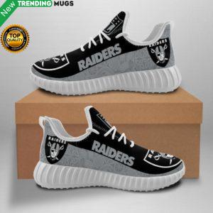 Oakland Raiders Unisex Sneakers New Sneakers Custom Shoes Nfl Yeezy Boost Shoes & Sneaker