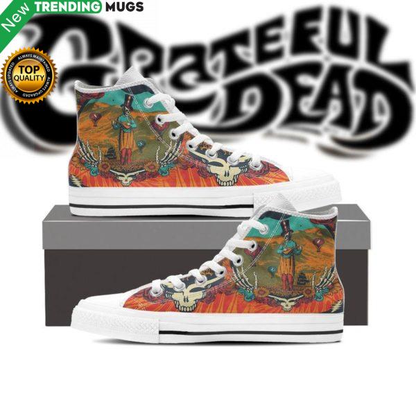 Grateful Dead Unisex Hight Top Custom Shoes Rock Hight Top Sneaker Shoes & Sneaker