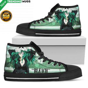 Bleach Shoes Nel Tu High Top Sneakers Green Hair Anime Shoes & Sneaker
