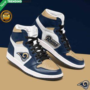 Los Angeles Rams Nfl Men Jordan Shoes Unique Los Angeles Rams Custom Sneakers Shoes & Sneaker