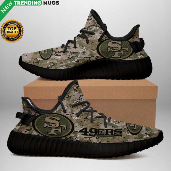San Francisco 49Ers U.S. Military Camouflage Unisex Sneaker Football Custom Shoes San Francisco 49Ers Yeezy Boost Shoes & Sneaker