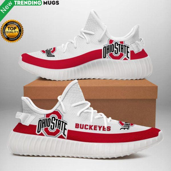 Ohio State Buckeyes Sneakers White Shoes & Sneaker
