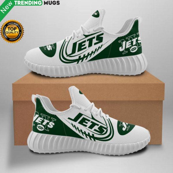 New York Jets Unisex Sneakers New Sneakers Football Custom Shoes New York Jets Yeezy Boost Shoes & Sneaker
