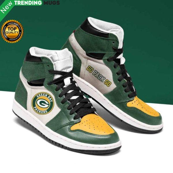 Green Bay Packers Nfl Men Jordan Shoes Unique Green Bay Packers Custom Sneakers Shoes & Sneaker