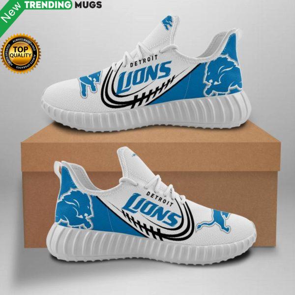 Detroit Lions Unisex Sneakers New Sneakers Custom Shoes Football Detroit Lions Yeezy Boost Shoes & Sneaker