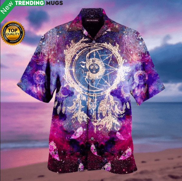 Galaxy Dreamcatcher Sun Hawaiian Shirt Jisubin Apparel