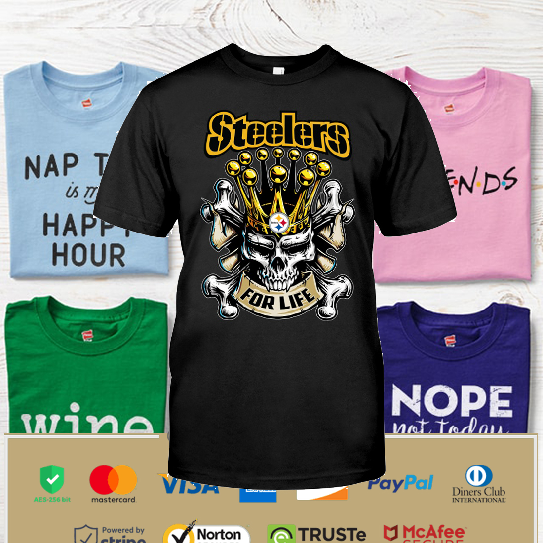 Steelers For Life Shirt, Hoodie Apparel