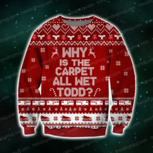 Todd I Dont Know Margo Knitting Pattern 3D Print Ugly Sweater Jisubin Apparel