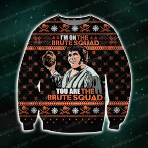 You Are The Brute Squad Knitting Pattern 3D Print Ugly Sweater Jisubin Apparel