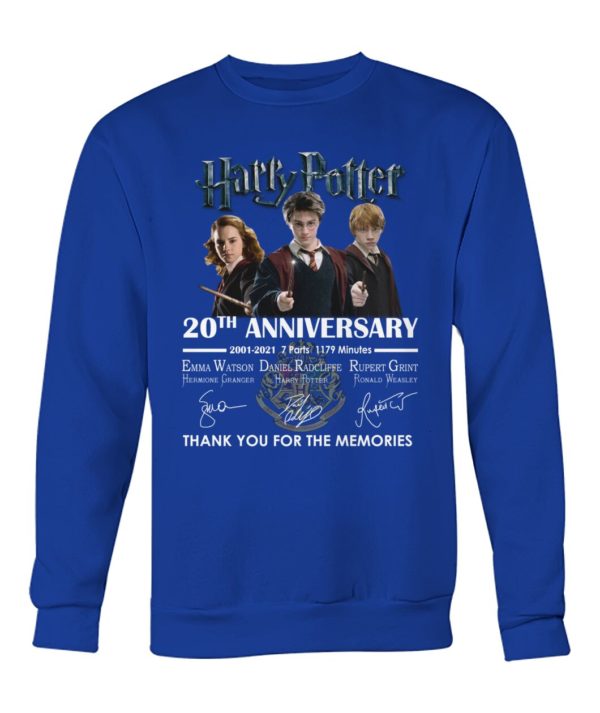 Harry Potter 20Th Anniversary Thank You For The Memories Shirt Jisubin Apparel