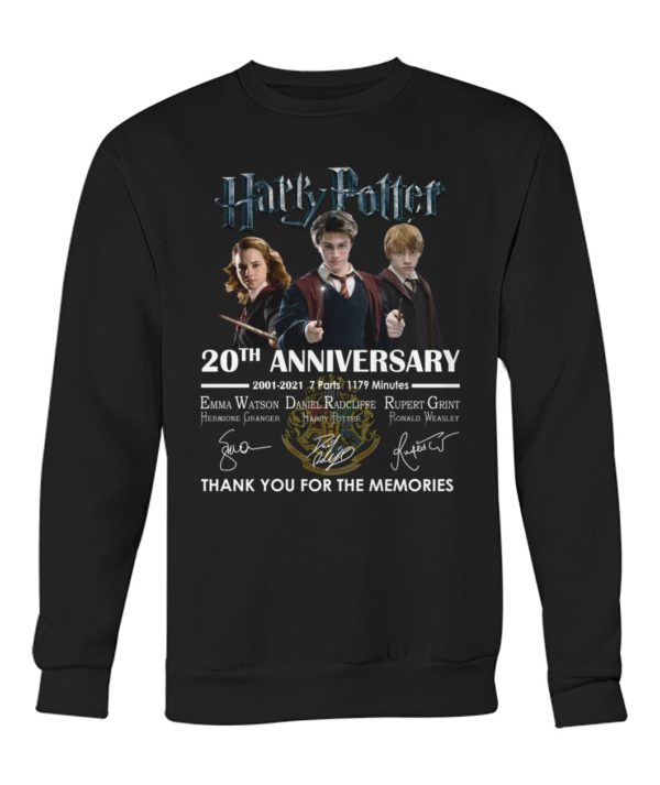 Harry Potter 20Th Anniversary Thank You For The Memories Shirt Jisubin Apparel