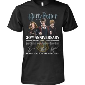 Harry Potter 20Th Anniversary Thank You For The Memories Shirt Jisubin Apparel