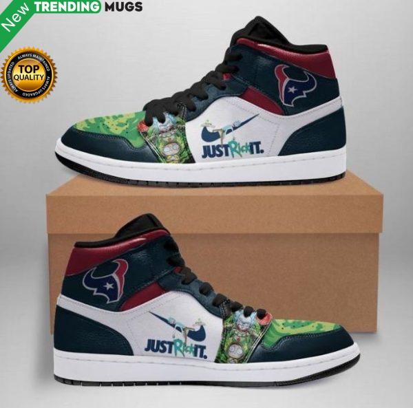 Rick And Morty Houston Texans Jordan Sneakers Shoes Shoes & Sneaker