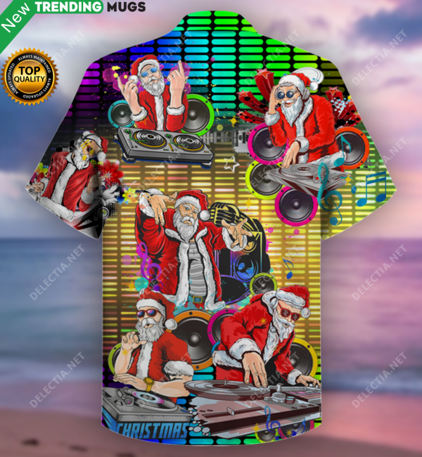 Live DJ Music Christmas Night Party Hawaiian Shirt Jisubin Apparel